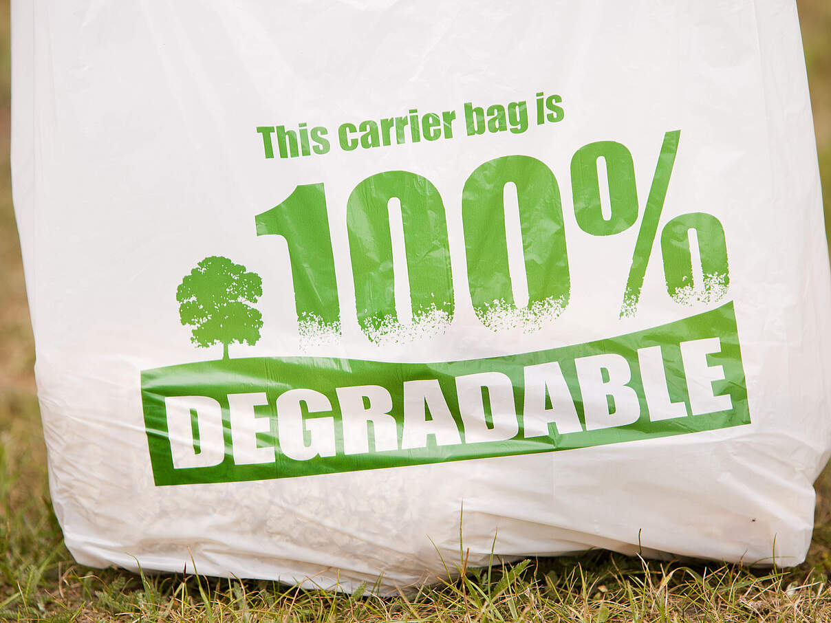 Tragetasche aus Bioplastik © imago Imago / Pond5 Images