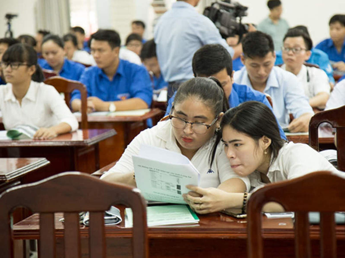 Mitglieder der Jugendunion bei einer Schulung © WWF Vietnam Mitglieder der Jugendunion bei einer Schulung © WWF Vietnam