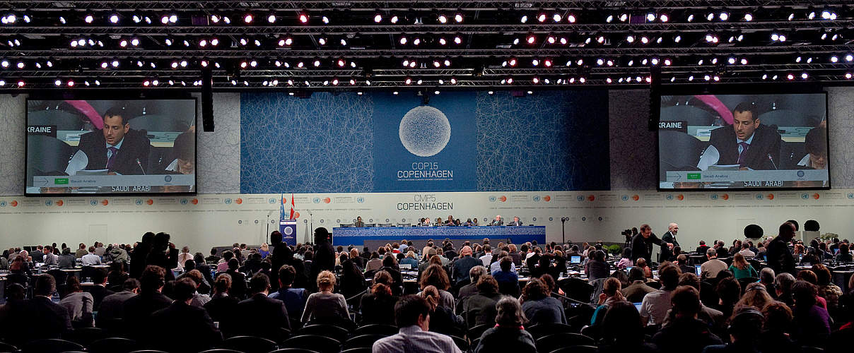 Hauptplenarsaal Tycho Brahe während des COP 15 in Copenhagen © WWF / Richard Stonehouse